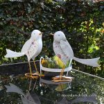 tuindecoratie fleurige vogels
